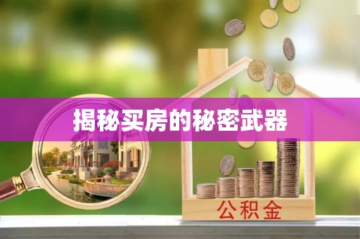 长沙揭秘买房的秘密武器