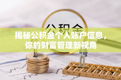 长沙揭秘公积金个人账户信息，你的财富管理新视角